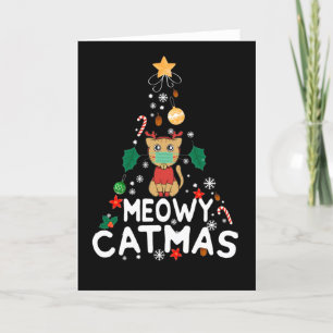 Reindeer Cat Meowy Catmas Weihnachten