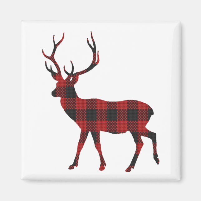 Reindeer Christmas Magnet (Vorne)