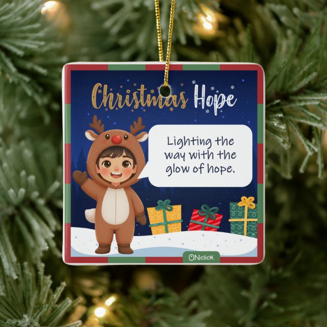 Reindeer Christmas Ornament (Baum)