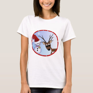 Reindeer Christmas T - Shirt
