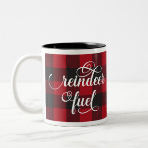 Reindeer Fuel Buffalo Kariert Zweifarbige Tasse