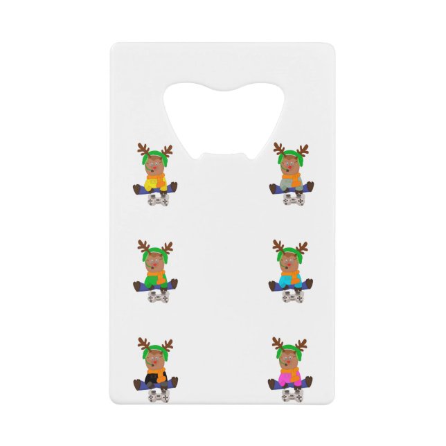 Reindeer Gamer Pack Geldbeutel Flaschenöffner (Vorderseite)
