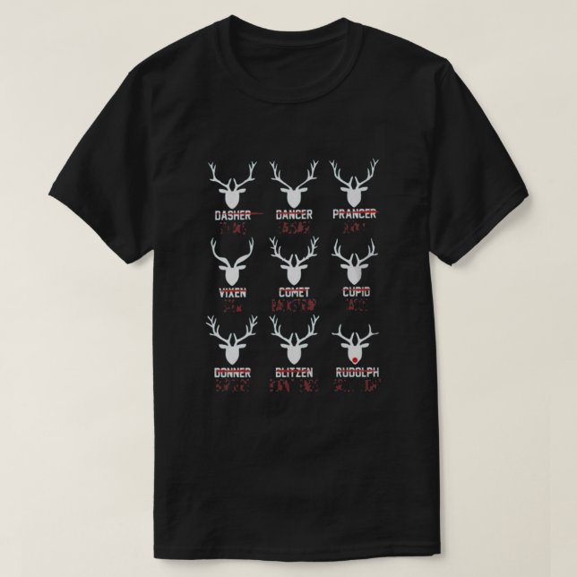 REINDEER GAMES CHRISTMAS T-Shirt (Design vorne)