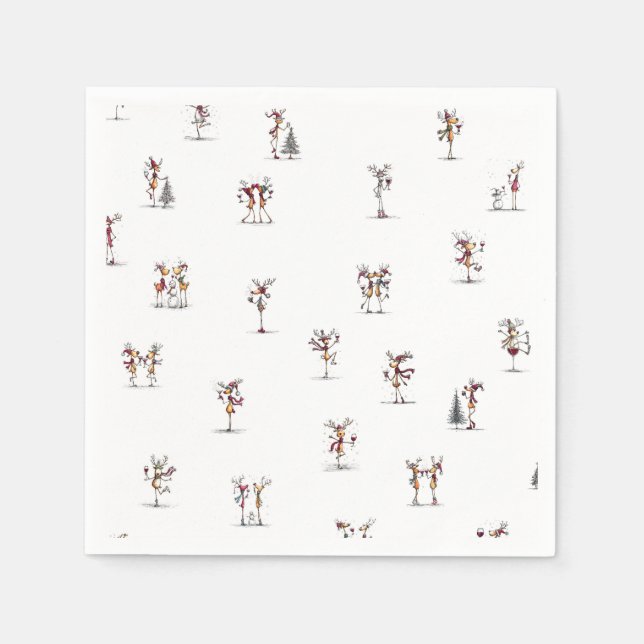 Reindeer Games Serviette (Vorderseite)
