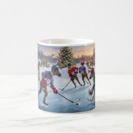 Reindeer Hockey, Coffee Mug Kaffeetasse