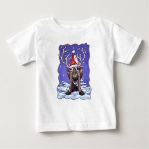 Reindeer Holiday Baby T-shirt