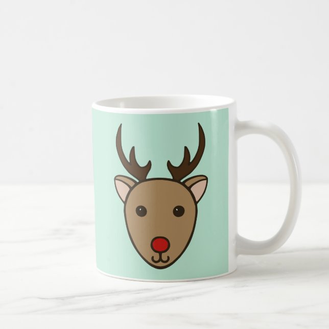 Reindeer Holiday Coffee Tasse (Rechts)