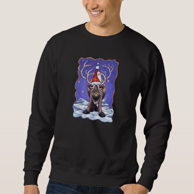 Reindeer Holiday Sweatshirt (Vorderseite)