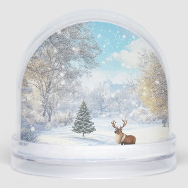 Reindeer in the winter schneekugeln