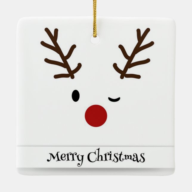 Reindeer Keramikornament (Rückseite)
