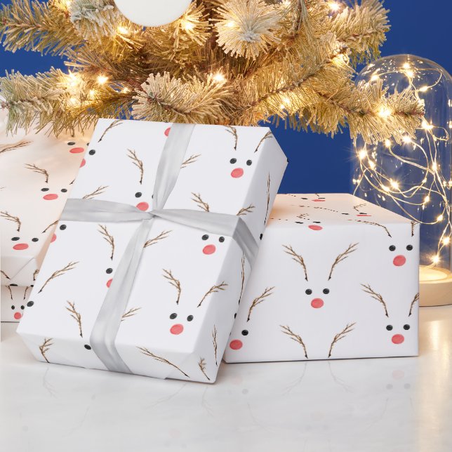 Reindeer Kid's Wrapping Paper Geschenkpapier (Feiertage)