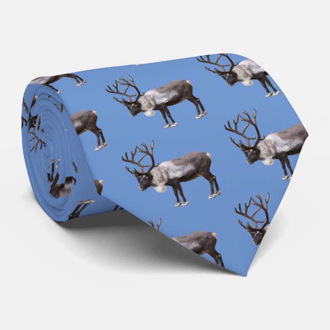 Reindeer Krawatte (Gerollt)