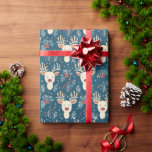 Reindeer Mistletoe Christmas Eve Wrapping Paper Geschenkpapier<br><div class="desc">Machen Sie Ihren Weihnachtsvormittag mit diesem Rentier-Verpackungspapier ganz besonders.</div>