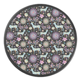 Reindeer Paterna Christmas Eishockey Puck