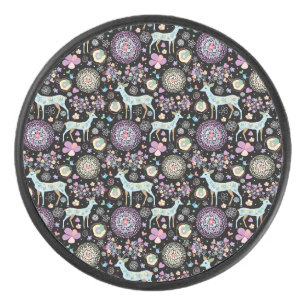 Reindeer Paterna Christmas Eishockey Puck