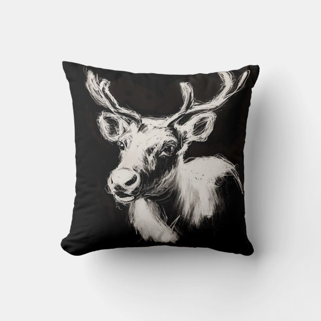 Reindeer Pillow Kissen (Vorderseite)