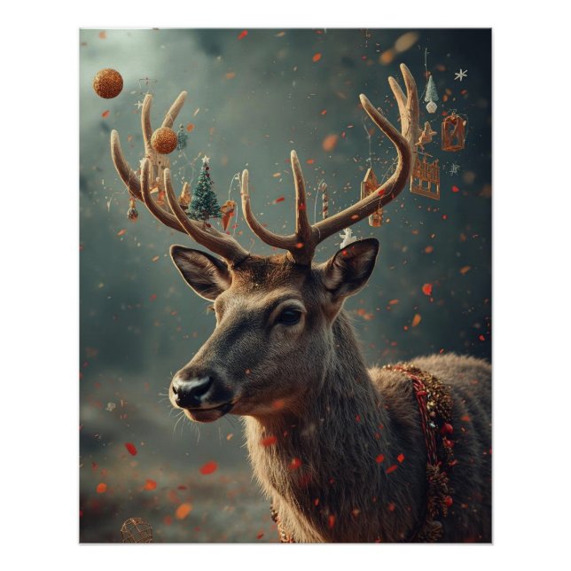Reindeer Poster (Vorderseite)