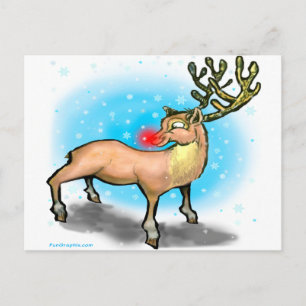 Reindeer Postkarte