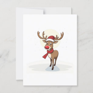 Reindeer Postkarte
