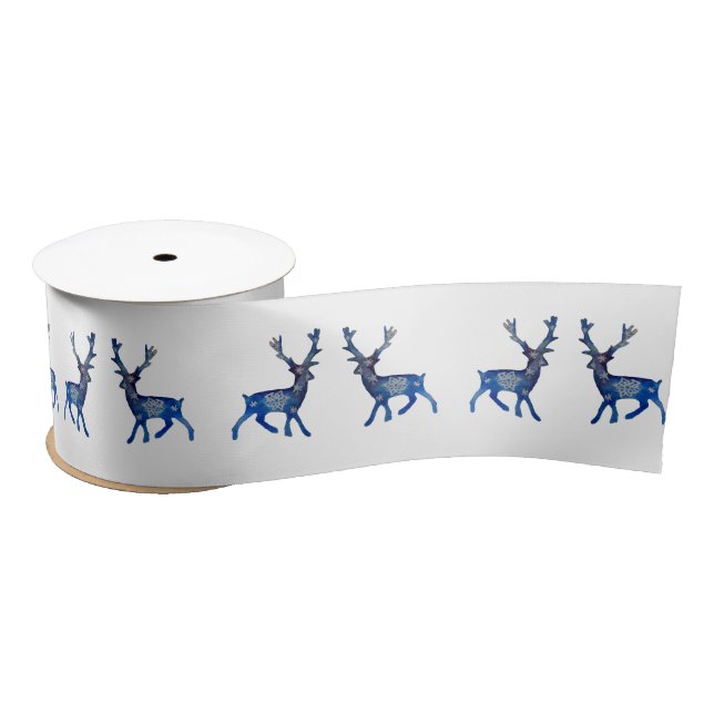 Reindeer Ribbon Satinband (Spule)
