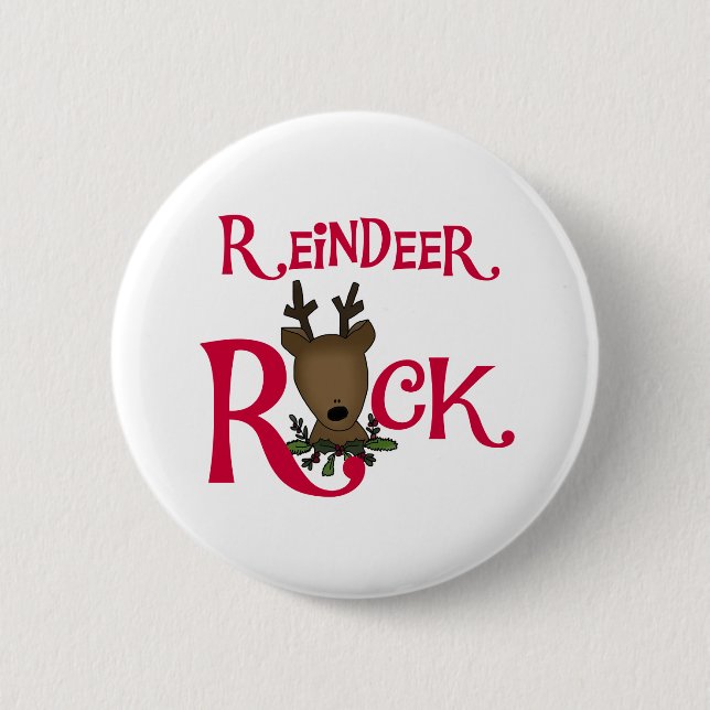 Reindeer Rock Button (Vorderseite)
