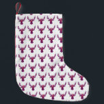 Reindeer Santa Deer Custom Christmas Strumpf Kleiner Weihnachtsstrumpf<br><div class="desc">Weihnachtszeit Rentiere Funny Santa Rentier mit grünem Kiefernohrring. Schöne Feriendekoration.</div>