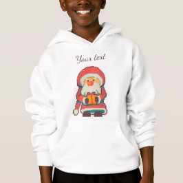 Reindeer, Santa pixelart, Pixel Art Hoodie