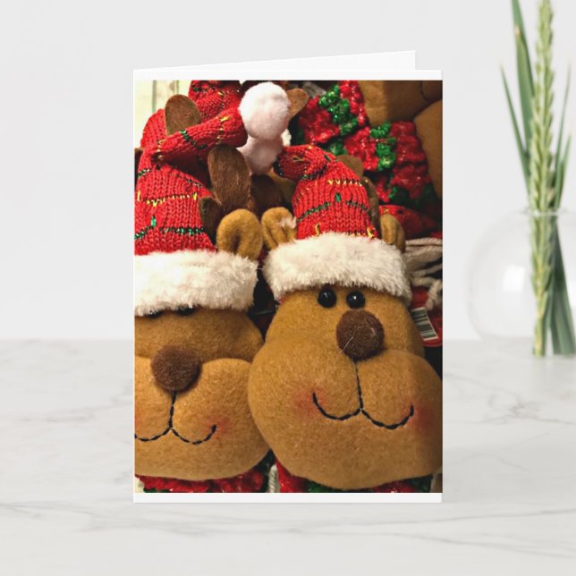 **REINDEER SAY MERRRRRRY CHRISTMAS** KARTE (Vorderseite)