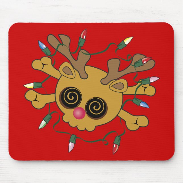 Reindeer Skull Mousepad (Vorne)