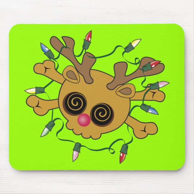 Reindeer Skull Mousepad (Vorne)