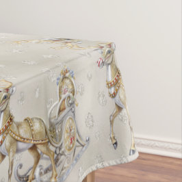 Reindeer Sleigh Holiday Tablecloth Tischdecke