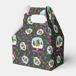 Reindeer Snow Globes Geschenkschachtel