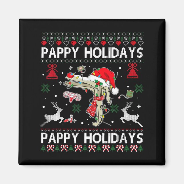 Reindeer Speculum Obgyn Nurse Ugly Christmas Obste Magnet (Vorne)