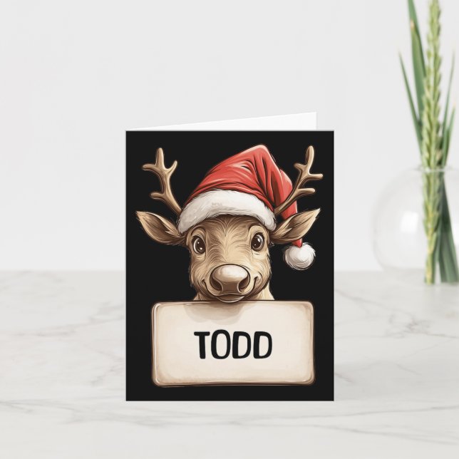 Reindeer Todd Karte (Vorderseite)
