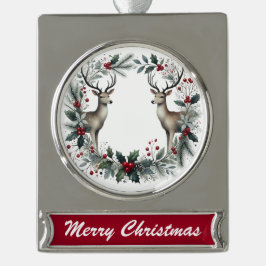 Reindeer Wreath – Elegant Christmas Ornament