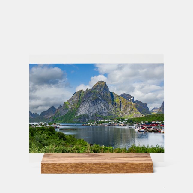 Reine auf den Lofoten Acrylschild (Vorderseite)