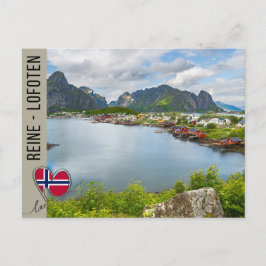 Reine auf den Lofoten Postkarte