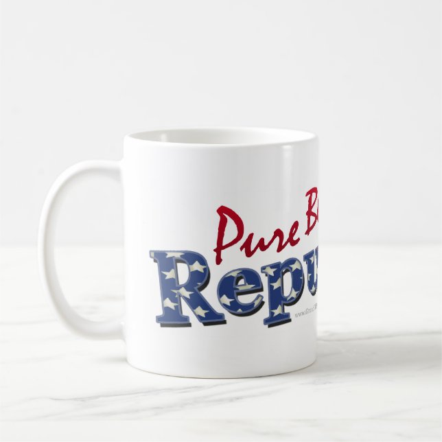 Reine Blooded Republikaner-Tasse Kaffeetasse (Links)