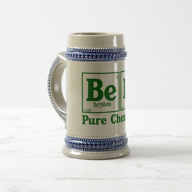 Reine Chemie 2 Bierglas (Vorderseite Links)