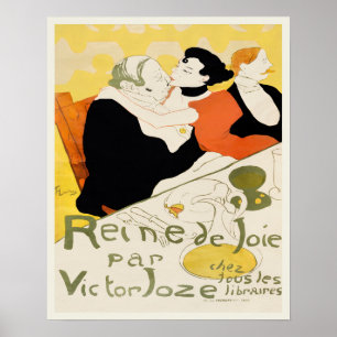Reine de Joie (Königin der Freude) von Toulouse La Poster