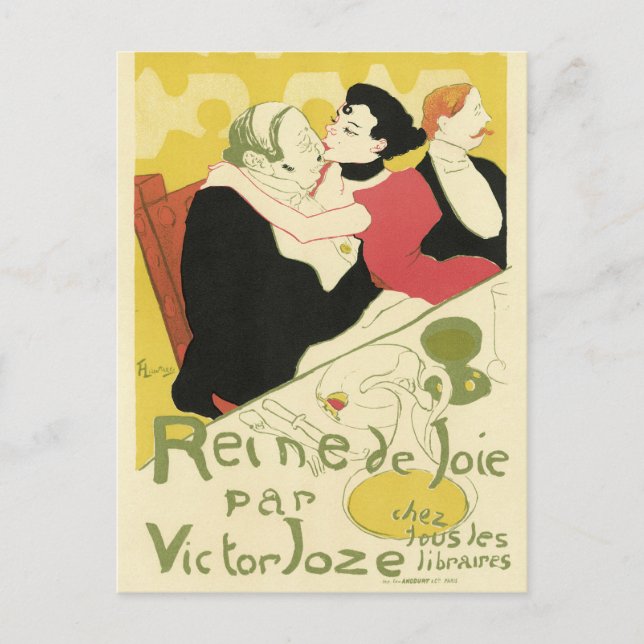 Reine de Joie (Königin des Vergnügens) Toulouse La Postkarte (Vorderseite)