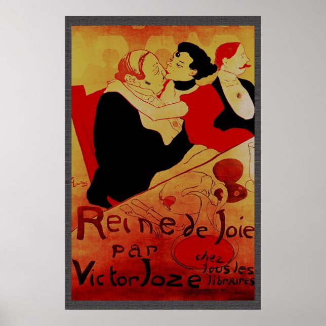 Reine de Joie par Victor Joze 36 x 24 Poster (Vorne)