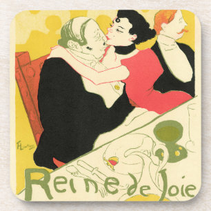 Reine de Joie Toulouse Lautrec Getränkeuntersetzer