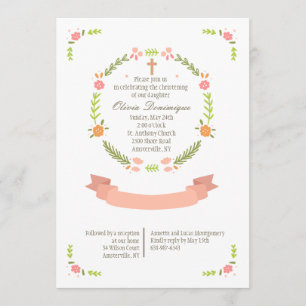 Reine Feier religiöse Einladung