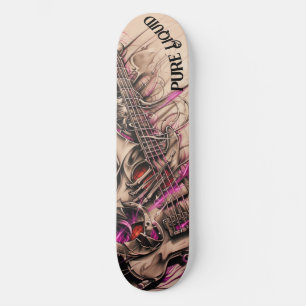 Reine flüssige E-Gitarre Skateboard