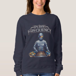 Reine Frequenz – Elektronische Musik Kunst Sweatshirt