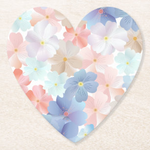 Reine Liebe als eine Blume Untersetzer