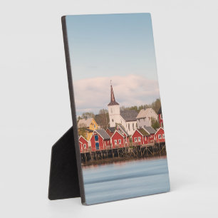 Reine Lofoten Norwegen Fotoplatte