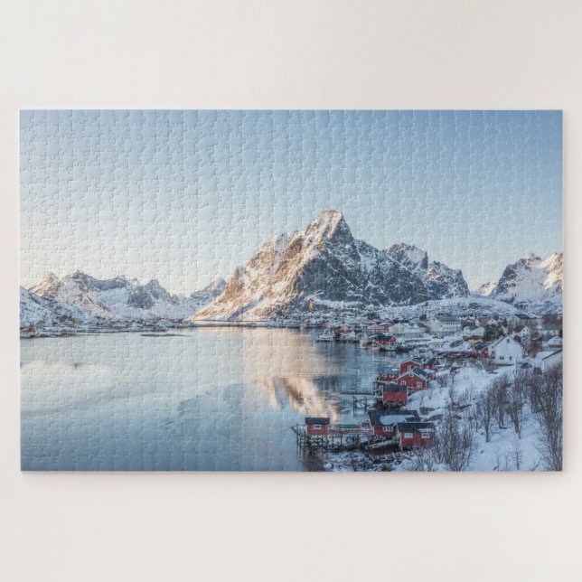 Reine Lofoten Norwegen Puzzle (Horizontal)