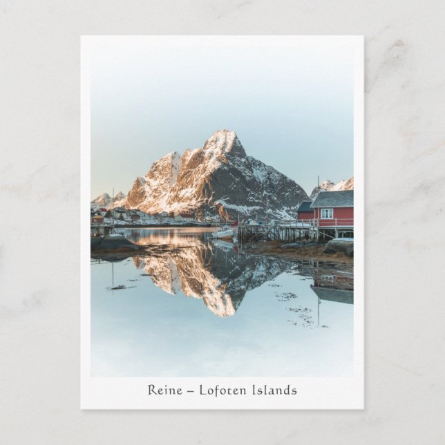 Reine Lofoten Postkarte (Vorderseite)